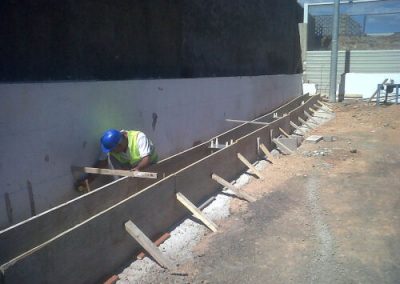 Cimentación de muro-pantalla