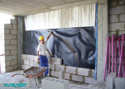 Aislamiento en medianeras